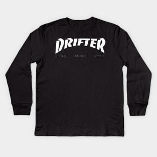 Drifter - Drift Drifting racing car Kids Long Sleeve T-Shirt